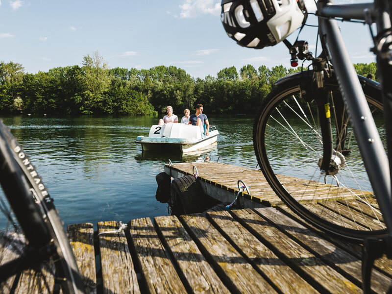 Bootsfahrt auf der Donau + Rad © NÖW / Stefan Fürtbauer