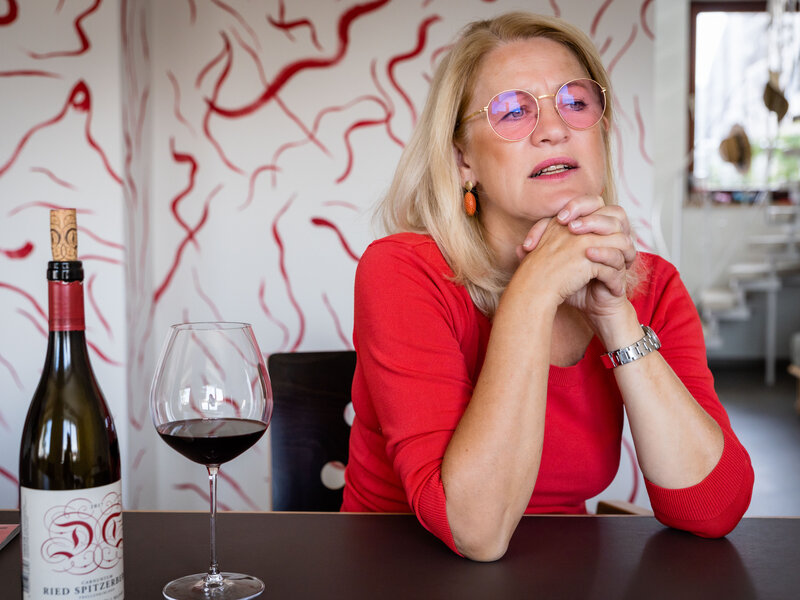 Winzerin Dorli Muhr im Gespräch