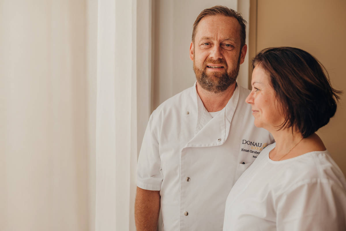 Wirt und Chefkoch Ernst Gruber, Wirtin Karin Rosenberger