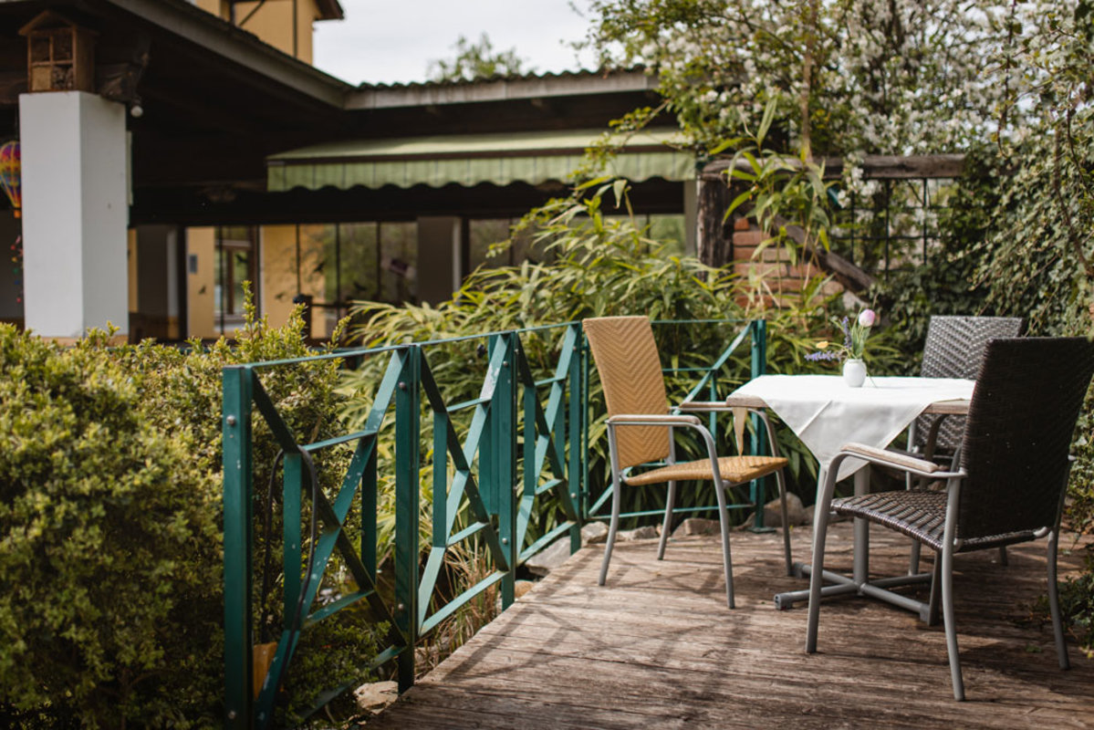 Terrasse im Haupthaus
