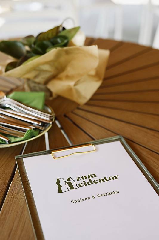 Speisekarte Gasthof zum Heidentor