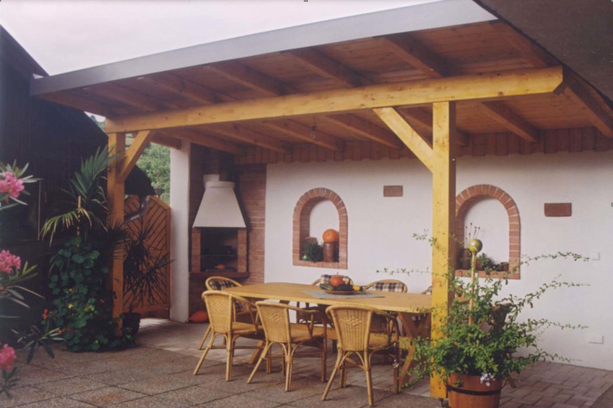 Gartenlaube beim Gästehaus Schweigl