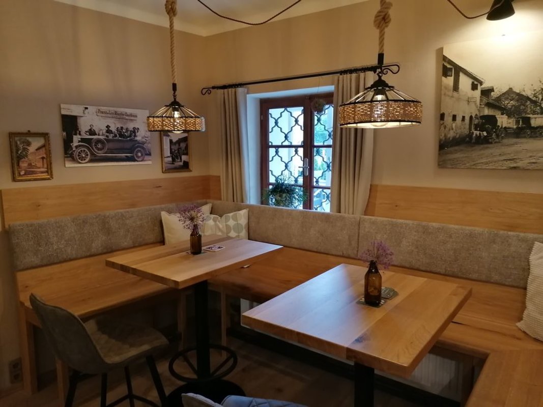 Die Gaststube im Gasthof Schiffmeister