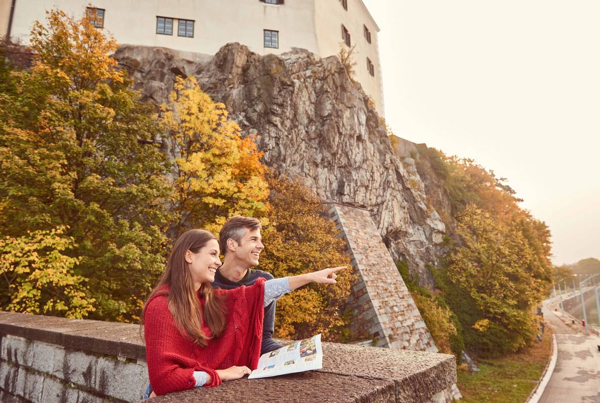 Aussicht vor dem Schloß Persenbeug