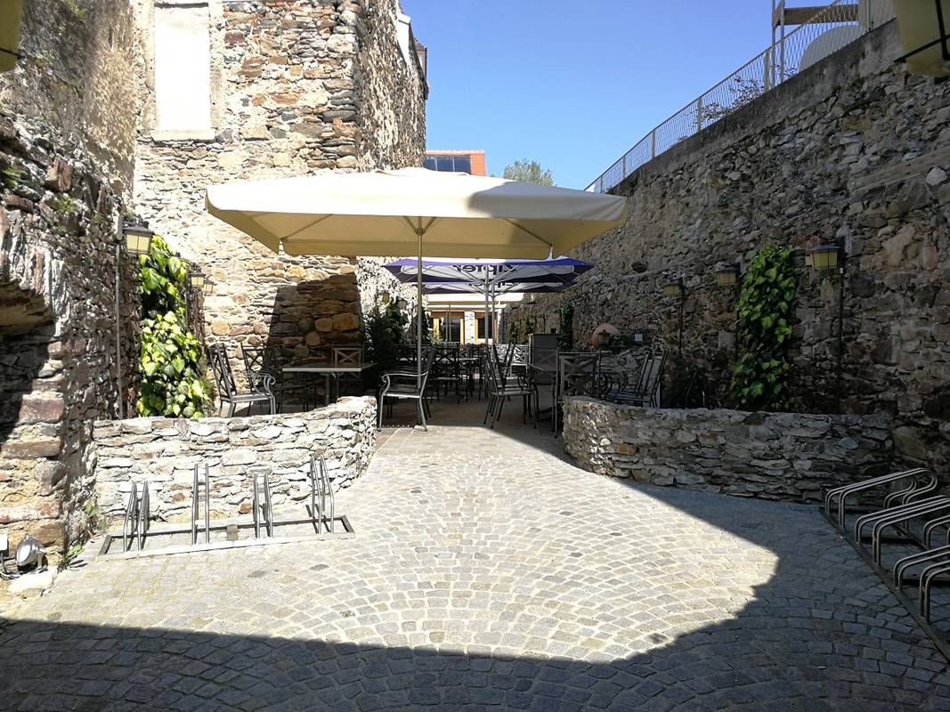 Pizzeria Corleone-Innenhof
